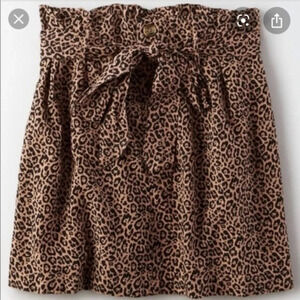 American Eagle Cheetah Print Skirt
